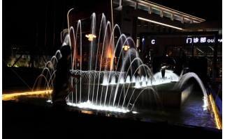 昆明市第一人民医院甘美国际医院大门口喷泉