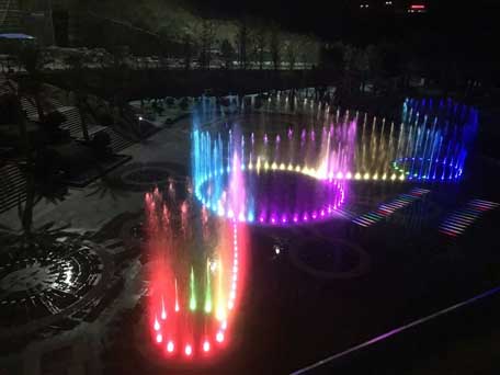 贵州六盘水小型旱地音乐激光喷泉
